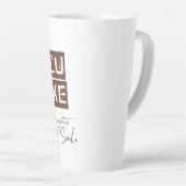 LUXE Verfijnde Ziel Latte Mok (Rechterhoek)