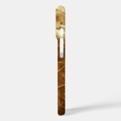 Luxe Verfrommelde Gouden Folie iPhone Case (Achterkant / Links)