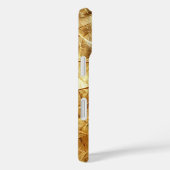 Luxe Verfrommelde Gouden Folie iPhone Case (Achterkant / Rechts)