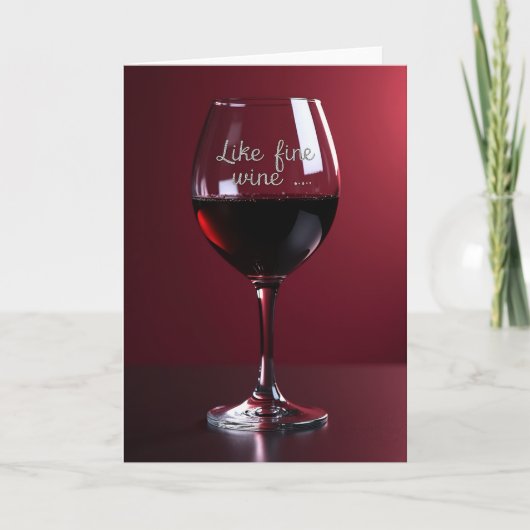 Luxe Verjaardagskaart met Cheers Kaart (Voorkant)