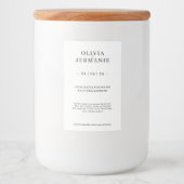 Luxe Verloving Candle Sticker Gift voor koppels (Voorkant)