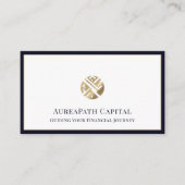 Luxe vermogensbeheer visitekaartje (Voorkant)