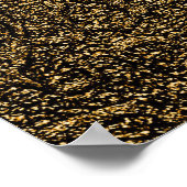 Luxe verpakking, heldere vlek hoogtepunten. poster (Hoek)