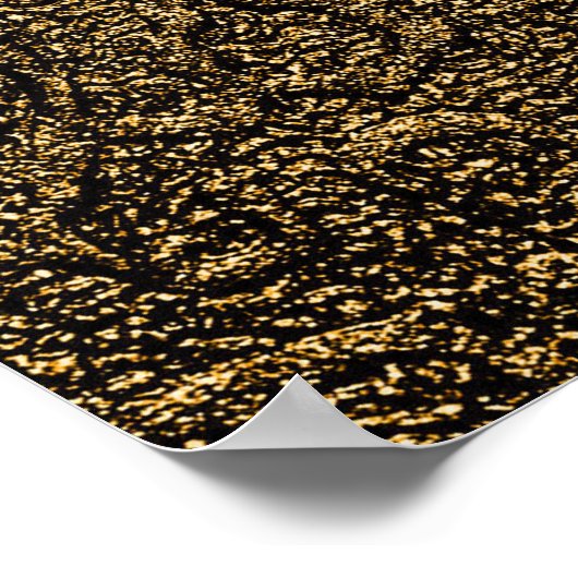 Luxe verpakking, heldere vlek hoogtepunten. poster (Hoek)