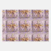 Luxe Verpakte Gift Verpakking Papieren Set Inpakpapier Vel (Voorkant 3)