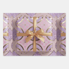 Luxe Verpakte Gift Verpakking Papieren Set Inpakpapier Vel