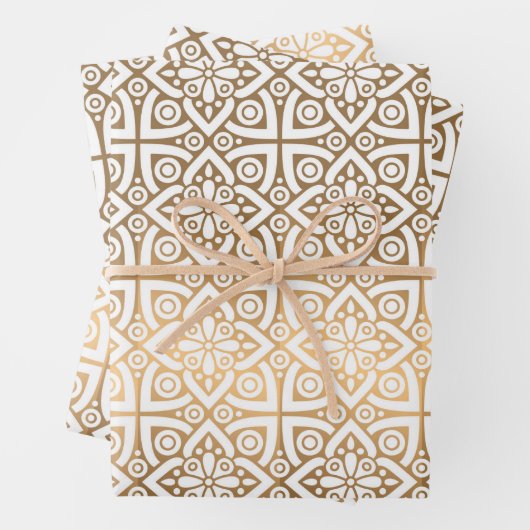 Luxe versieringen 7 inpakpapier vel (In situ)