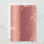 Luxe verweven harten Valentijnsdag Party Kaart (Achterkant)