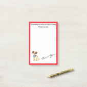 Luxe Verzorging Hond Persoonlijke Trendy Collectie Post-it® Notes (Op bureau)