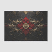 Luxe Victoriaans Ornament III Tissuepapier (Voorkant)