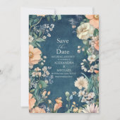 Luxe Victoriaans Royal Elegance bruiloft Save The Date (Voorkant)