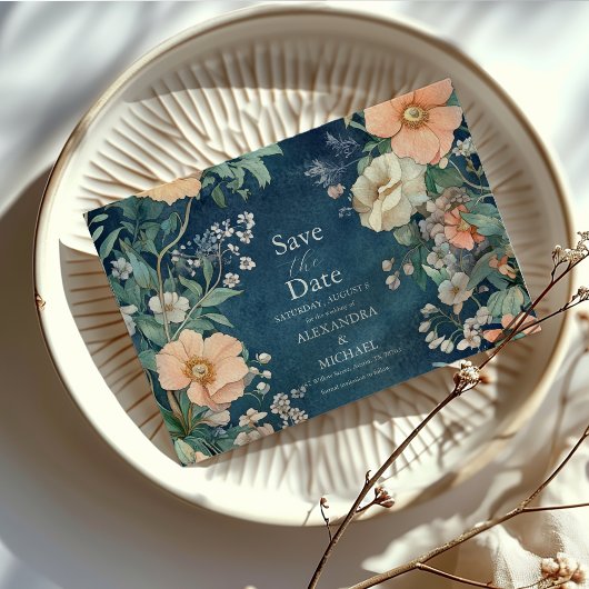 Luxe Victoriaans Royal Elegance bruiloft Save The Date