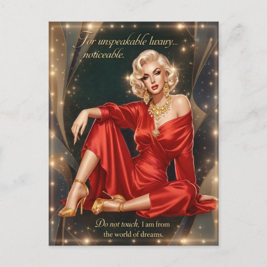 Luxe Vintage Briefkaart (Voorkant)