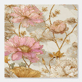 Luxe Vintage Indira Bloemmotief Behang (Voorkant)