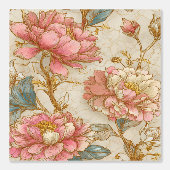Luxe Vintage Indira Bloemmotief Behang (Voorkant)