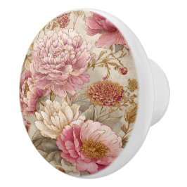Luxe Vintage Indira Bloemstuk Keramische Knop