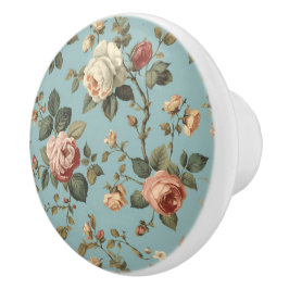 Luxe Vintage Indira Bloemstuk Keramische Knop