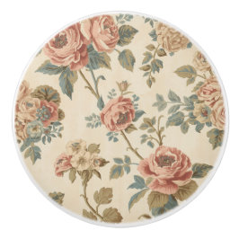 Luxe Vintage Indira Bloemstuk Keramische Knop