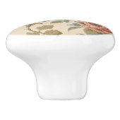 Luxe Vintage Indira Bloemstuk Keramische Knop (Zijkant)