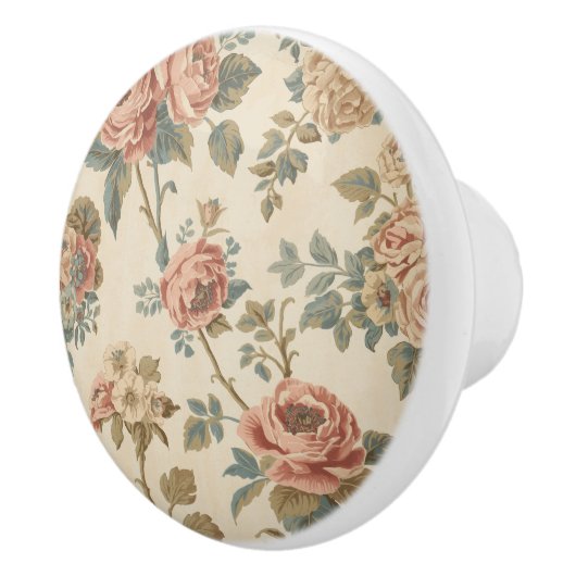 Luxe Vintage Indira Bloemstuk Keramische Knop (Rechts)