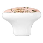 Luxe Vintage Indira Bloemstuk Keramische Knop (Zijkant)