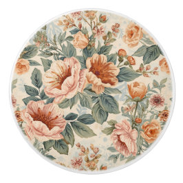 Luxe Vintage Indira Bloemstuk Keramische Knop