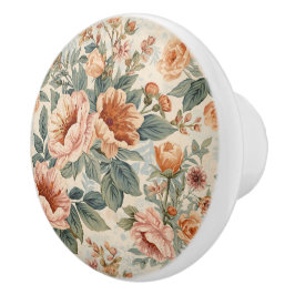 Luxe Vintage Indira Bloemstuk Keramische Knop