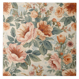 Luxe Vintage Indira Bloemstuk Tegeltje