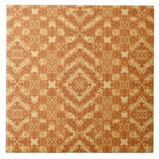 Luxe Vintage Islamitisch Geometrisch Zand Terracot Tegeltje
