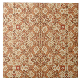 Luxe Vintage Islamitisch Geometrisch Zand Terracot Tegeltje