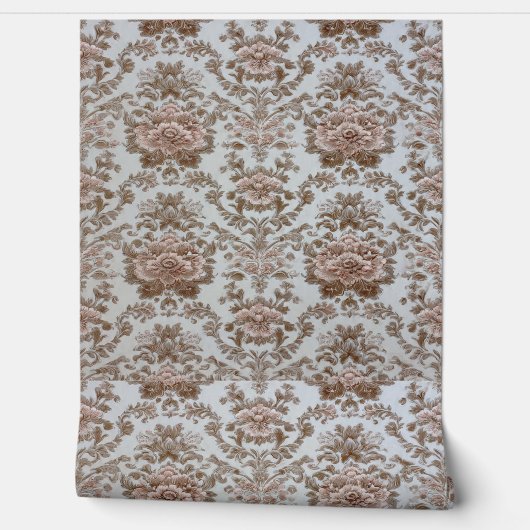 Luxe Vintage Keizerlijke Bloemen Behang (Afrollen)