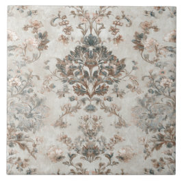 Luxe Vintage Keizerlijke Bloemen Tegeltje