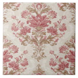 Luxe Vintage Keizerlijke Bloemen Tegeltje