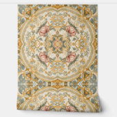 Luxe Vintage Keizerlijke Bloemstukken Behang (Afrollen)