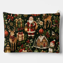 Luxe Vintage Kerstvakantie Patroon Etui