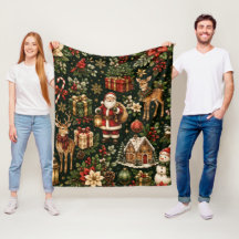 Luxe Vintage Kerstvakantie Patroon