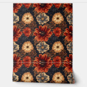 Luxe Vintage Koninklijke Saffraan Behang (Afrollen)