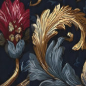 Luxe Vintage Koninklijke Saffraan Behang (Zoom)