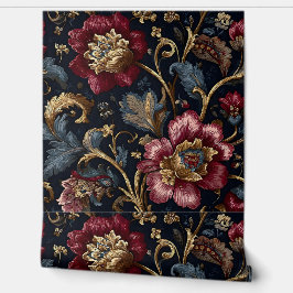 Luxe Vintage Koninklijke Saffraan Behang