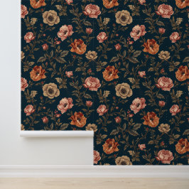 Luxe Vintage Koninklijke Saffraan Behang
