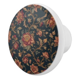 Luxe Vintage Koninklijke Saffraan Keramische Knop