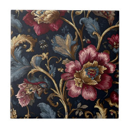 Luxe Vintage Koninklijke Saffraan Tegeltje