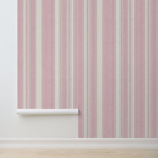 Luxe Vintage Parijse Franse Minimalistische Roze Behang