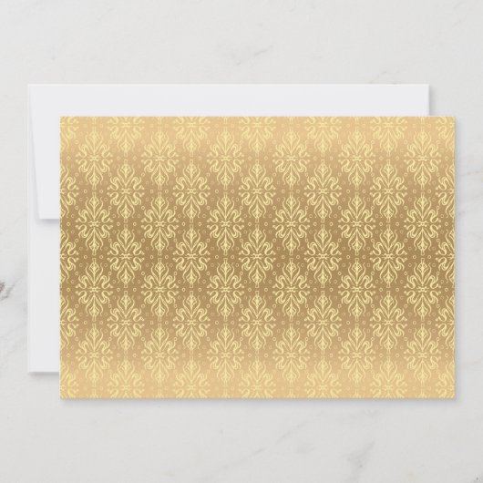 Luxe Vintage Patroon 2 Save The Date (Voorkant)