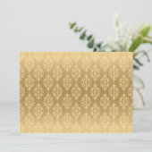 Luxe Vintage Patroon 2 Save The Date (Staand voorkant)
