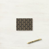 Luxe Vintage Patroon 3 Post-it® Notes (Op bureau)