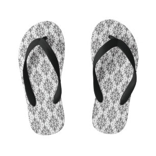 Luxe Vintage Patroon 4 Kinder Teenslippers