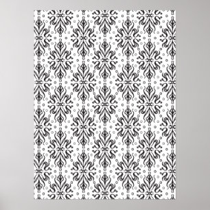 Luxe Vintage Patroon 4 Poster