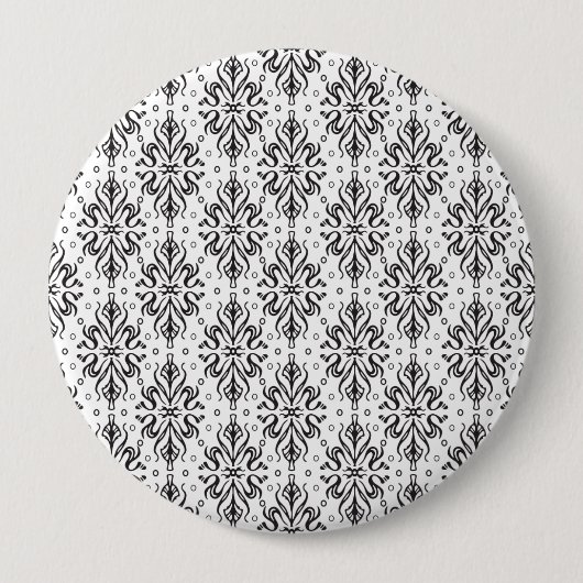 Luxe Vintage Patroon 4 Ronde Button 4,0 Cm (Voorkant)