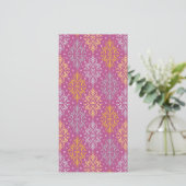 Luxe Vintage Patroon Save The Date (Staand voorkant)